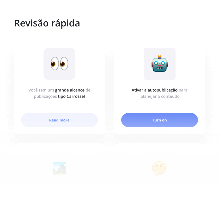 Auditoria expressa do perfil do Instagram