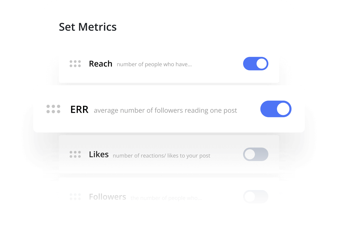 Popular Metrics