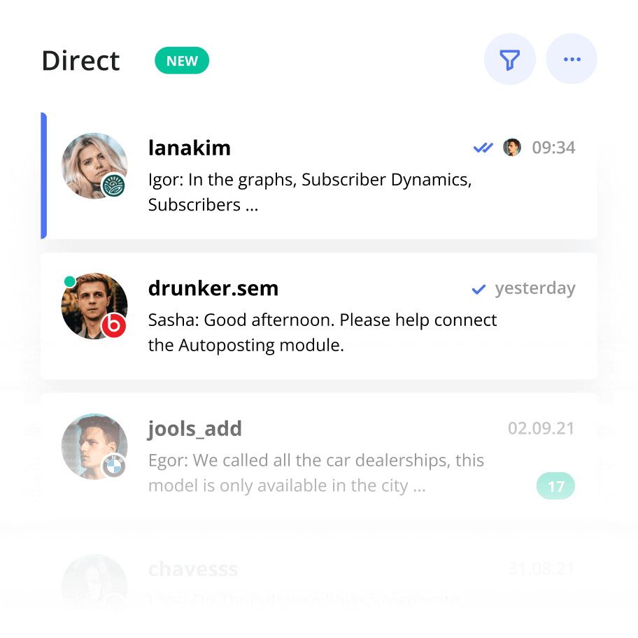 Processing Instagram DM on a PC or Mac