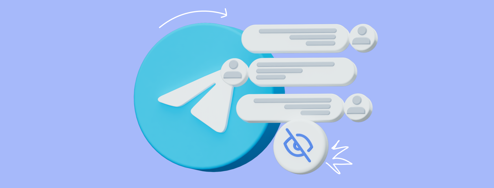 Как скрыть текст в Телеграм