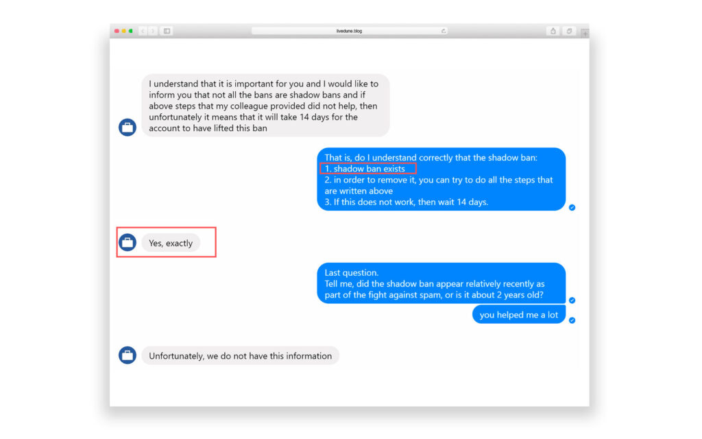 Как понять, что ты в теневом бане в Инстаграм