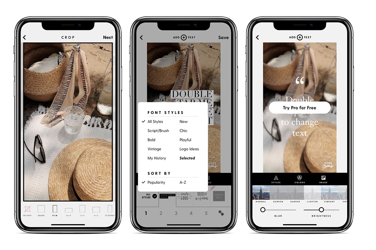Текст на фото в Инстаграм приложение на айфон