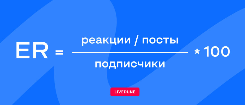 Формула вовлеченности в Инстаграм и других соцсетях