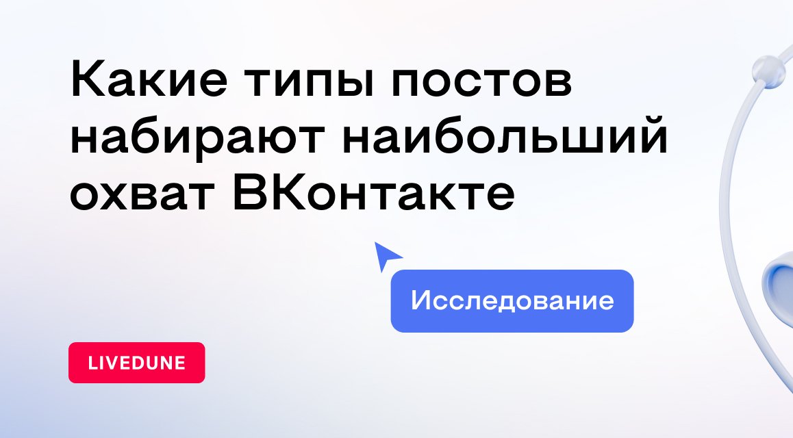 Трансляции в топе: как тип поста влияет на охваты ВКонтакте